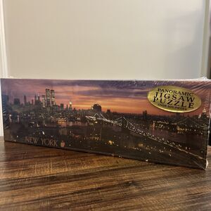 Vintage Impact NEW YORK 500 Pc Panoramic Jigsaw Puzzle 35” X 11” #9002 - SEALED!